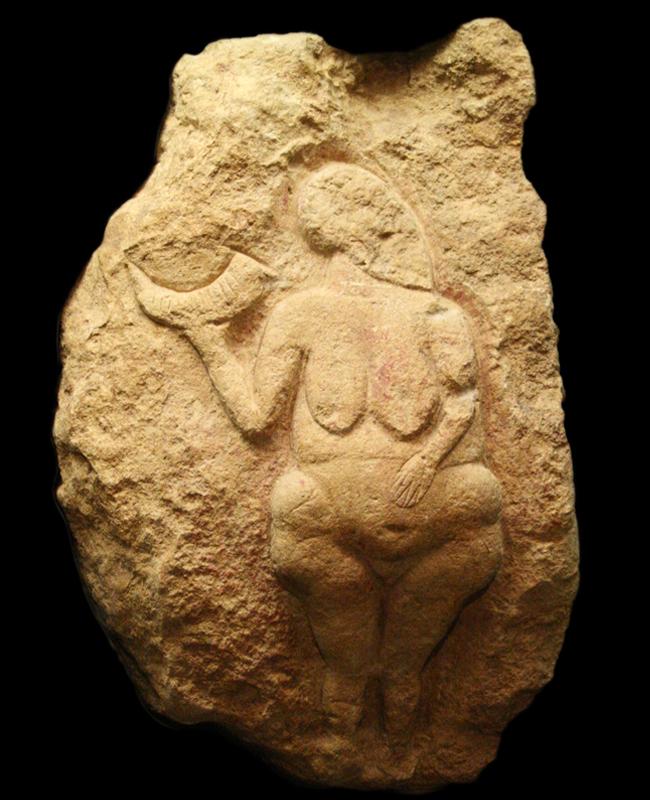 Vênus de Laussel (15.000-10.000 A.c) Bordéus, França.