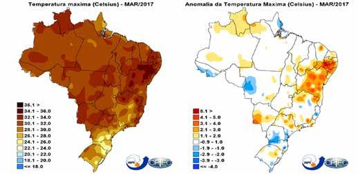 Figura 5 Precipitação acumulada de 1º a 10, de 11 a 20 e de 21 a