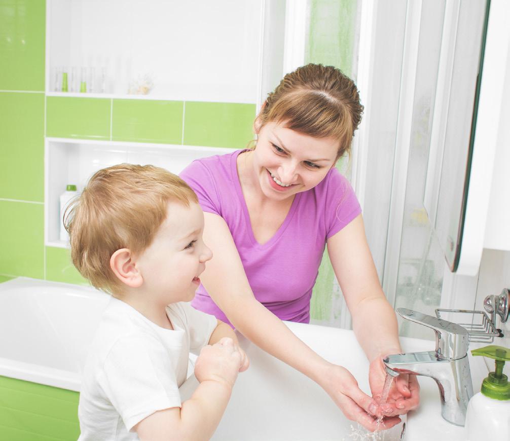 Em casa, o comportamento em relação aos cuidados de saúde bucal também é alvo da atenção das crianças.