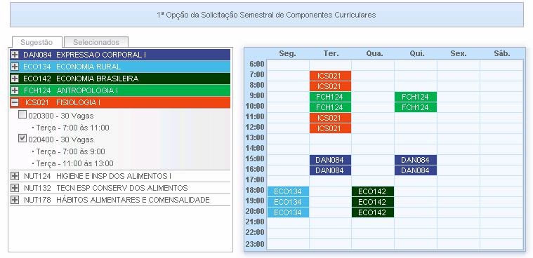 1ª opção de