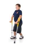 Este tipo de marcha está indicado para situações de debilidade ou lesões nos dois membros inferiores ou para pessoas com redução