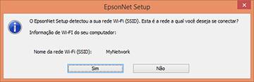 14. Quando vir esta tela, clique em Próximo (Windows) ou em Iniciar configuração de rede (Mac). 15.