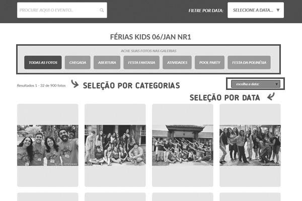 O Fotos e Vídeos é um espaço em nosso site onde você terá acesso a fotos, vídeos e relatos do dia dos nossos