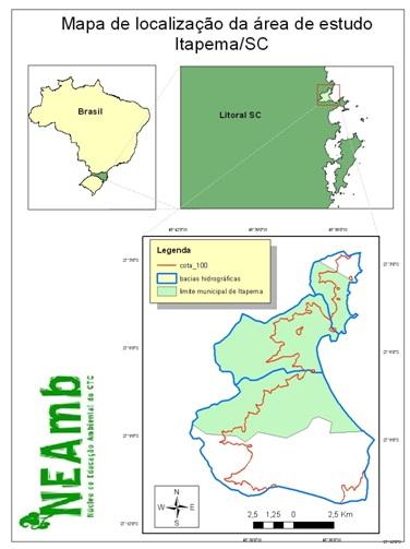 METODOLOGIA O município de Itapema está localizado no litoral do estado de Santa Catarina, a 60 quilômetros da capital Florianópolis, nas coordenadas 27 4'S de latitude e 48 36'W de longitude, Região