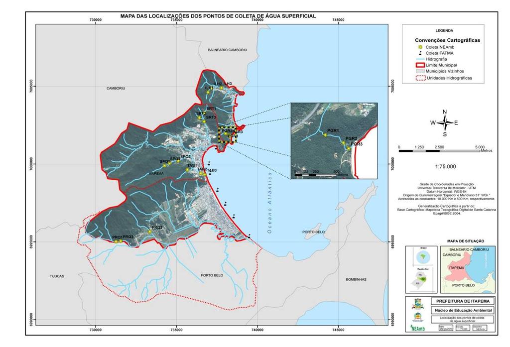 Uma vez obtido o Mapa de Índice de Qualidade de Água, foi possível realizar o cruzamento com o Mapa de Unidades de Conservação construído a partir da