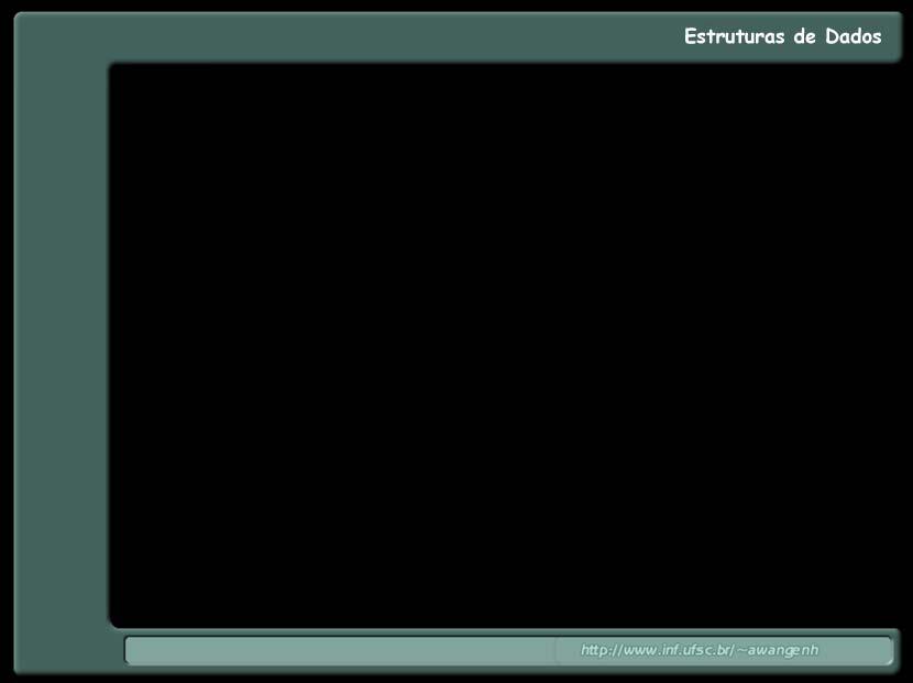 INE5408 Estruturas de Dados Estruturas de Dados básicas utilizando