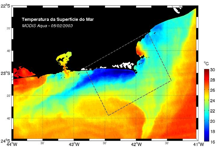 1.2) A ressurgência costeira de Cabo Frio A região oceânica ao largo de Cabo Frio apresenta características oceanográficas e hidrodinâmicas peculiares (CALADO et al., 2008).