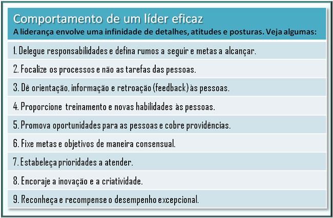 Liderança, Administração e