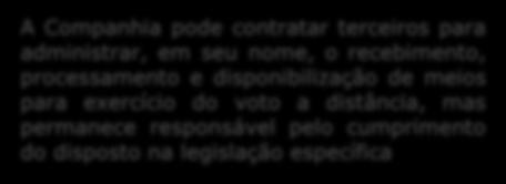 de voto até 7 antes da Assembleia.