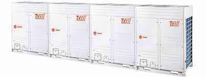 Unidades Externas de Recuperação de Calor Modular - Compressores 100% Inverter TVR II Modelo <E> 4TVR0086BE0 4TVR0096BE0 4TVR0115BE0 4TVR0140BE0 4TVR0155BE0 Capacidade kw 25.2 28 33.
