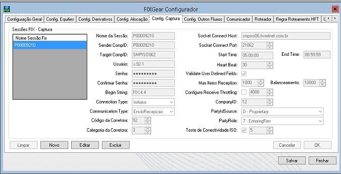 3.5 Configuração outros fluxos permitido editar de CONFIG.