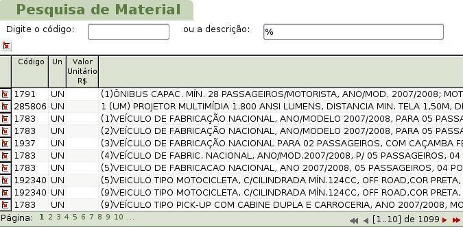 deverá ter sido alimentada, e que o código gerado para o item de patrimônio (número de patrimônio ou tombo ) é sequencial.