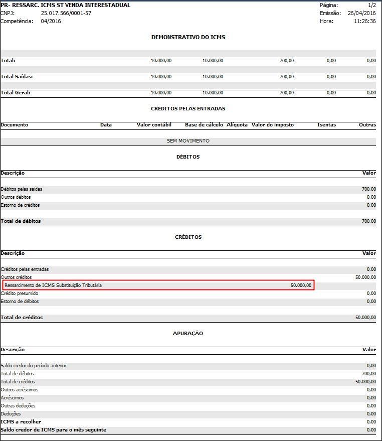 10 - REGISTRO SPED FISCAL No SPED FISCAL, os lançamentos efetuados em MOVIMENTOS, ENTRADAS, serão demonstrados nos registros C100 campo 24 e C190 campo 09.