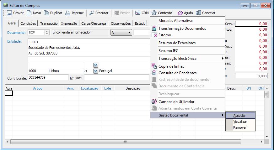 O parâmetro objactivebar deve ser uma referência para a toolbar da form atual; O parâmetro strbanda deve corresponder ao nome da banda que implemente as operações de contexto da form; O valor da