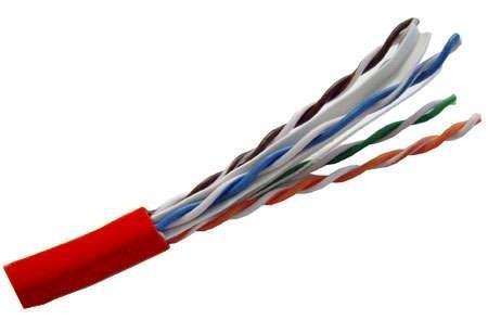 Par Trançado - Categorias CAT 5 - Usado em redes fast ethernet.