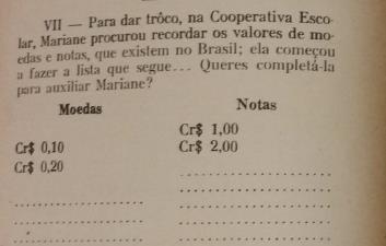 Universidade Federal Rio Grande do Norte ISSN: 2357-9889 10 Figura 9 Atividade envolvendo venda de merendas item VII. Fonte: Guimarães (1958, p.