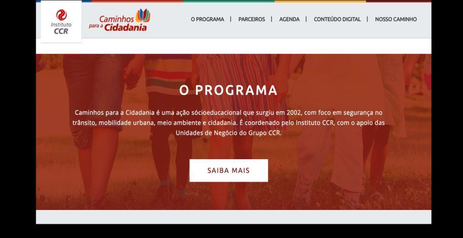 Material de Apoio Site do programa Caminhos para a Cidadania Você poderá contar ainda com o site do programa Caminhos para a Cidadania.