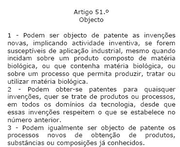 O QUE É PATENTEÁVEL VEL EUA CÓDIGO DA PROPRIEDADE INDUSTRIAL (CPI) Everything under the sun that is made by man.