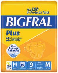 20,59 Fralda geriátrica Bigfral Plus M-9/ G-8/ XG-7