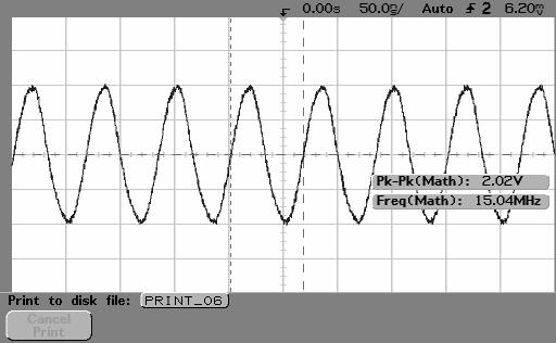 excitação de 15 MHz Fig. 4.3.