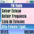 Dicas de rádio FM 1 Para que o rádio FM toque pelo alto-falante, pressione M na tela Rádio FM, role até Alto-Falante Ligado, e pressione SELEC.