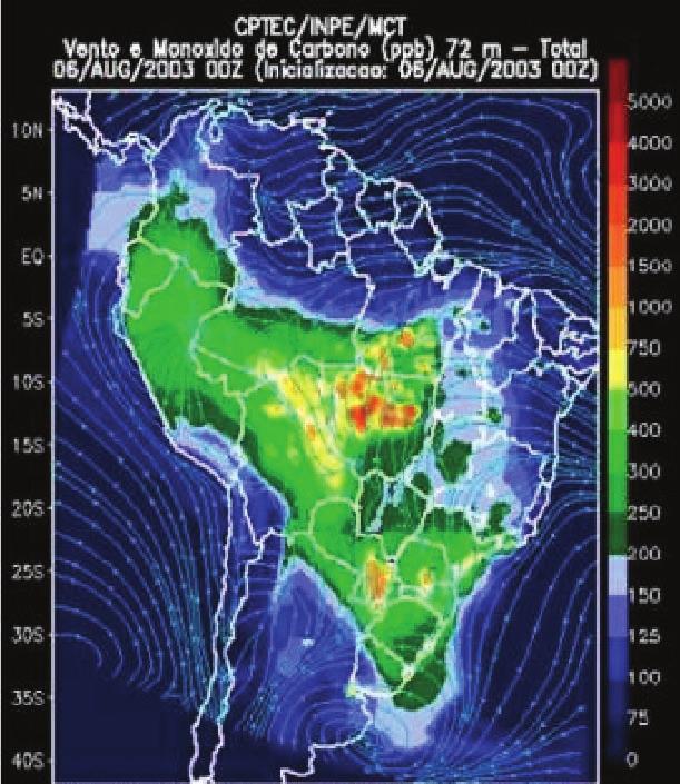 A figura a seguir mostra exemplos de imagens do satélite CBERS distribuídas pelo INPE. Figura 3: Exemplos de imagens produzidas pelo satélite CBERS (Brasília e Manaus).