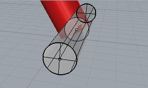 Com a ferramente CIRCLE faça um círculo que seja coincidente com o centro da figura e que