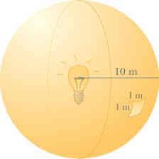 Prob. 1: Uma lâmpada de sódio de 100 W (λ = 589 nm) irradia energia isotropicamente. a) Quantos fótons por segundo (R) são emitidos pela lâmpada?