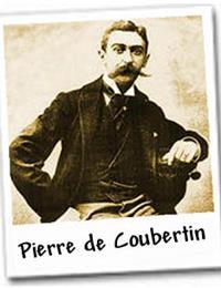 4- O Barão Pierre de Coubertin idealizou os Jogos Olímpicos da Era Moderna, com isso criou os símbolos