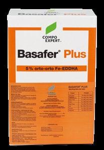 Basafer Plus Hidroponia Fertirrigação Basafer Plus é um fertilizante quelatizado com formulação específica para suprimento de Ferro na manutenção dos níveis ideais ou na correção das deficiências