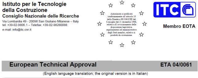 2.1 Projetistas Projectistas: Prescrever sistemas com Homologação ou Aprovação Técnica Europeia (ETA)