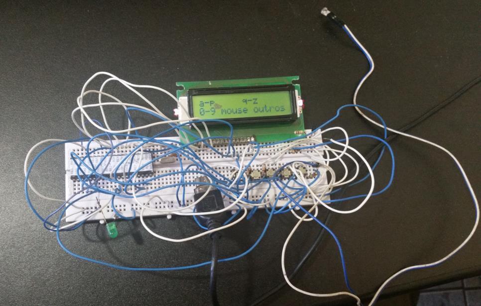 Os projetos são descritos a seguir: ANZULIM, G.H.C., Projeto de um dispositivo de acessibilidade utilizando USB. Re