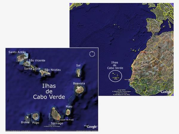 Cabo Verde País insular cons<tuído por: 10 ilhas e 8 ilhéus,