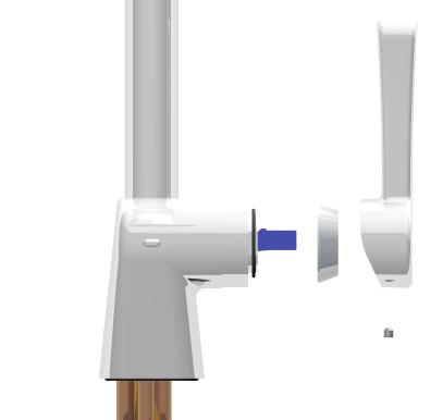 8 Ajuste de Vazão / Ajuste de Caudal / Flow Rate Adjustment ( 00506306 / 00506344 / 00611906) 2º 1º B Ajuste