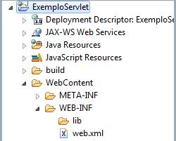 7 - com a perspectiva do Java EE habilitada no eclipse, é possível ver na janela