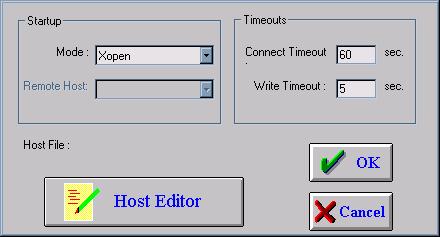 Será apresentada a seguinte tela: Clicar na opção Host Editor.