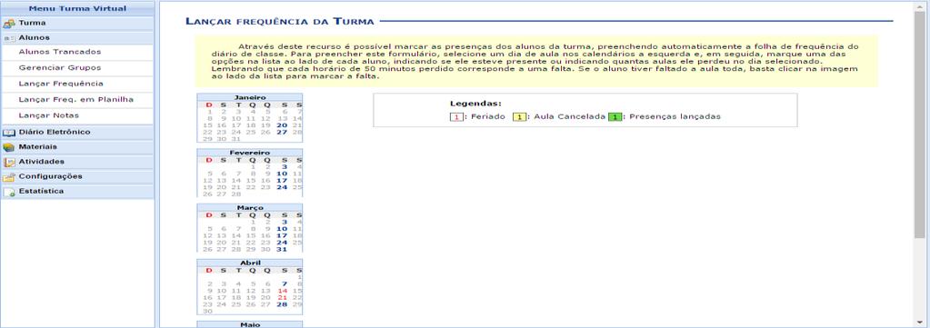 Figura 25: Tela com quantidade de grupos estabelecida na turma, mas gerada aleatoriamente, no SIGAA da UFPB Figura 26: