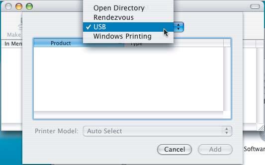 Instalar o Controlador e o Software Macintosh 7 Para utilizadores de Mac OS X 10.2.4 a 10.2.8: Clique em Add (Adicionar). 11 Para instalar Presto! PageManager, clique duas vezes no ícone Presto!