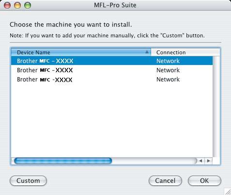 Instalar o Controlador e o Software Macintosh 5 O software da Brother procurará o dispositivo da Brother. Durante este período de tempo, aparecerá o seguinte ecrã.