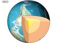 A espessura média da crosta oceânica é de 7,5 km, no W do Oceano Pacífico pode alcançar três a quatro vezes essa espessura.