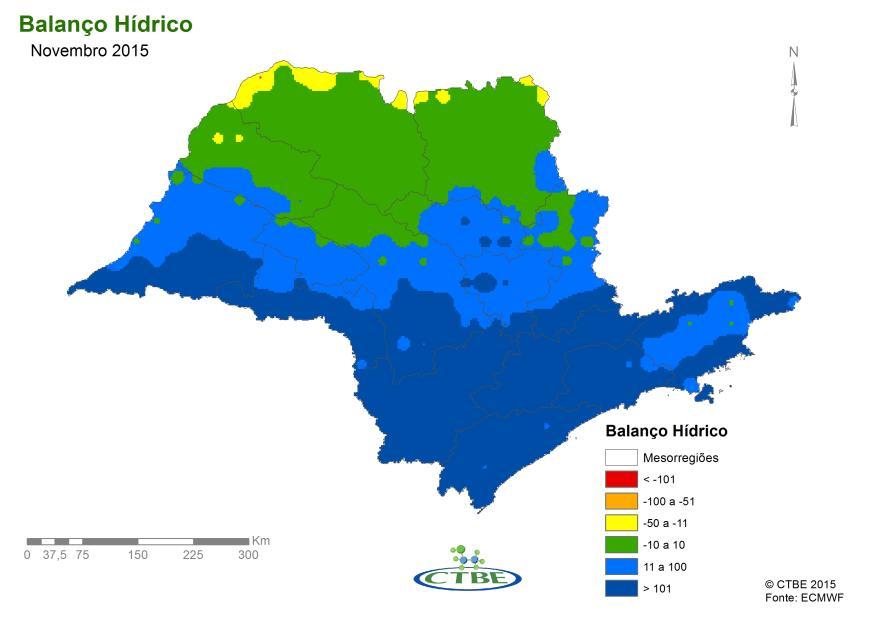 com exceção no extremo norte do Estado.