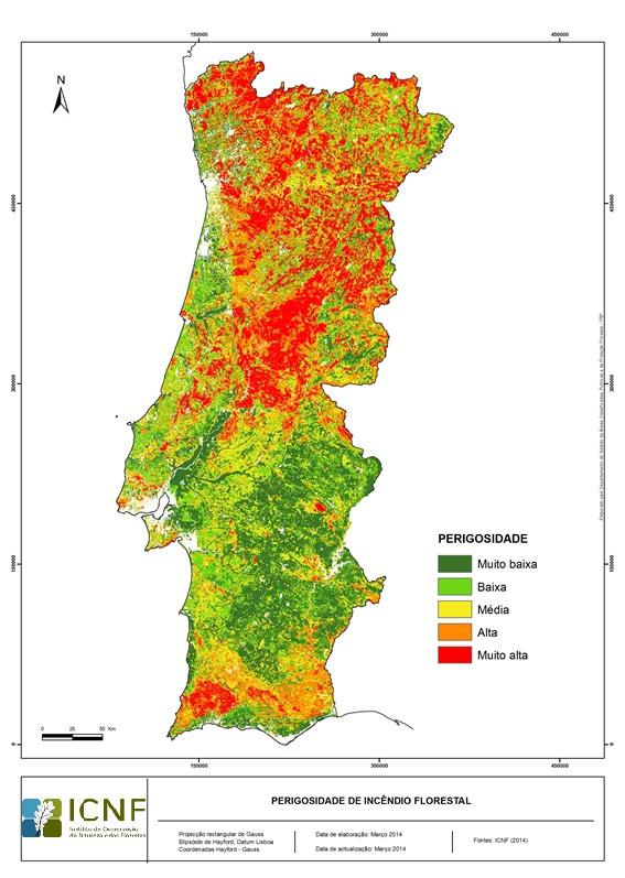 ANEXO 40 CARTOGRAFIA DE PERIGOSIDADE DE INCÊNDIO