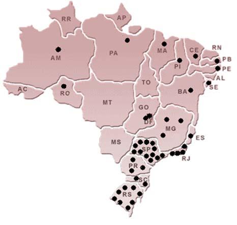 Registros Brasileiros Cardiovasculares 2,305 pacientes (alvo) 45