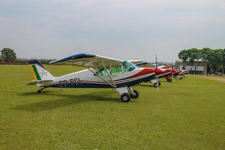 A cómpósiça ó da fróta de avió es de instruça ó da Unia ó Grande parte dos aviões de propriedade do governo federal foi fabricada pela empresa argentina Aero Boero.