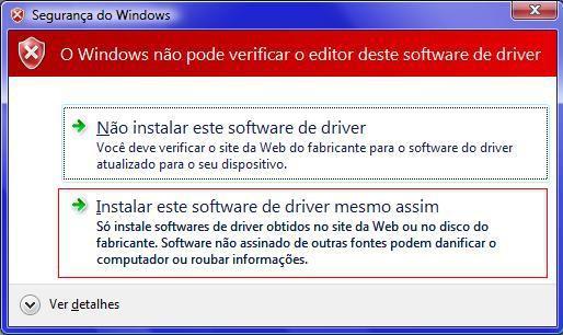 Na tela seguinte, clique em Procurar software de driver no computador.