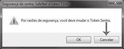 Insira o Token em alguma porta USB do seu computador.