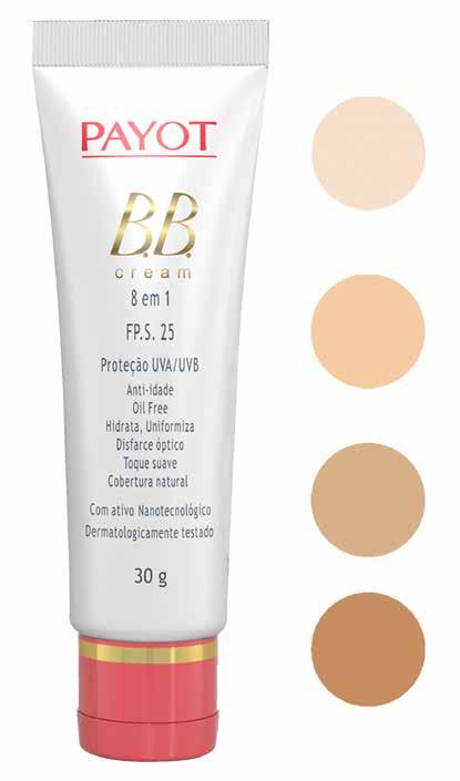 BB CREAM 24101 01 - Claro 24102 02 - Natural 24103 03 - Médio 24104 04 - Escuro