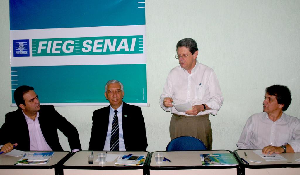 FIEG ANÁPOLIS Sesi, Senai e IEL reforçam importância das parcerias diretor regional do Senai e superintendente do Sesi, Paulo O Vargas, ressaltou que o Senai exerceu um papel fundamental no processo