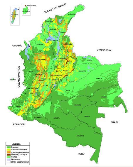 Pecuária na Colômbia 38,8 milhões de hectares em