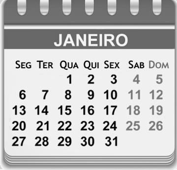 1 de Janeiro - Dia de Ano Novo 6 de Janeiro -